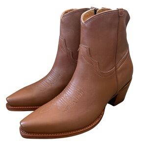 Tecovas The Daisy Brown Caramel Bovine Tan Cowgirl Boots Women’s Size 10 B